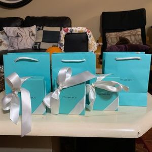 Tiffany & Co. box and bag set